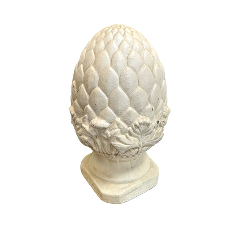 Metal Tan / Cream Egg Sculpture