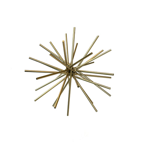 Gold Brass Starburst Table Sculpture
