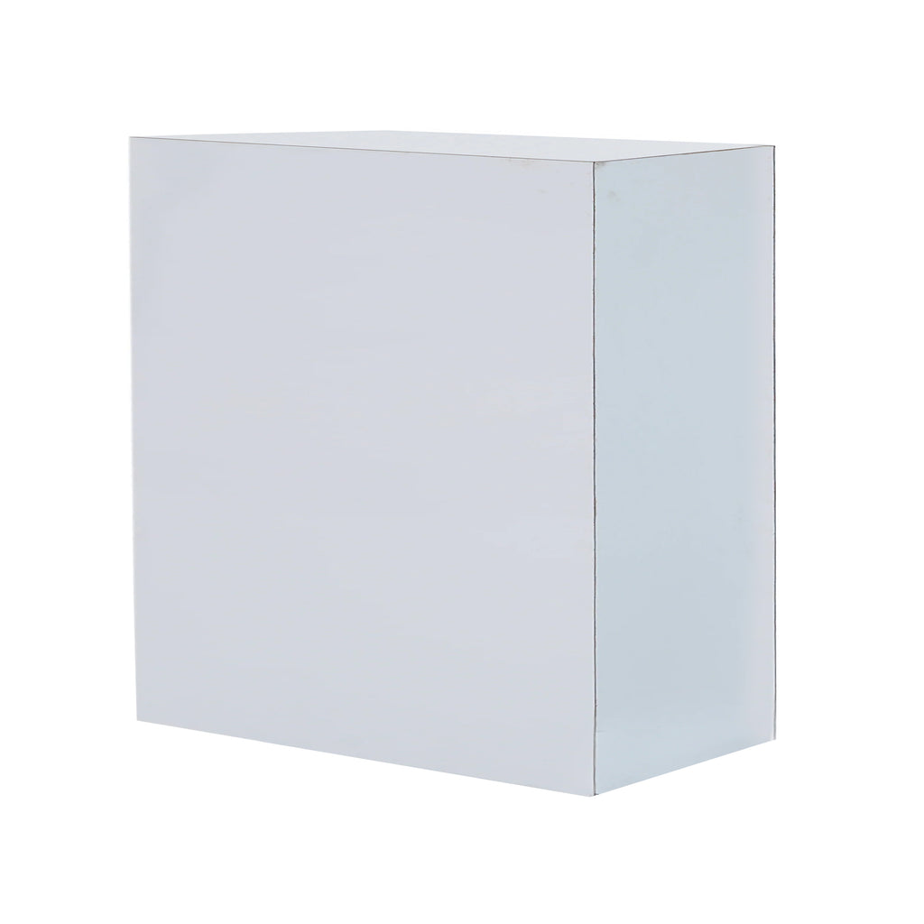 Mirrored Square Pedestal