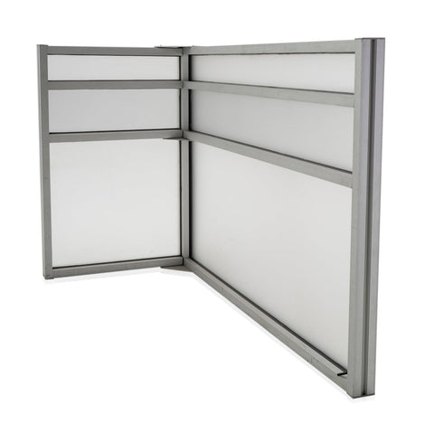 Metal and Glass Cubicle Divider #1