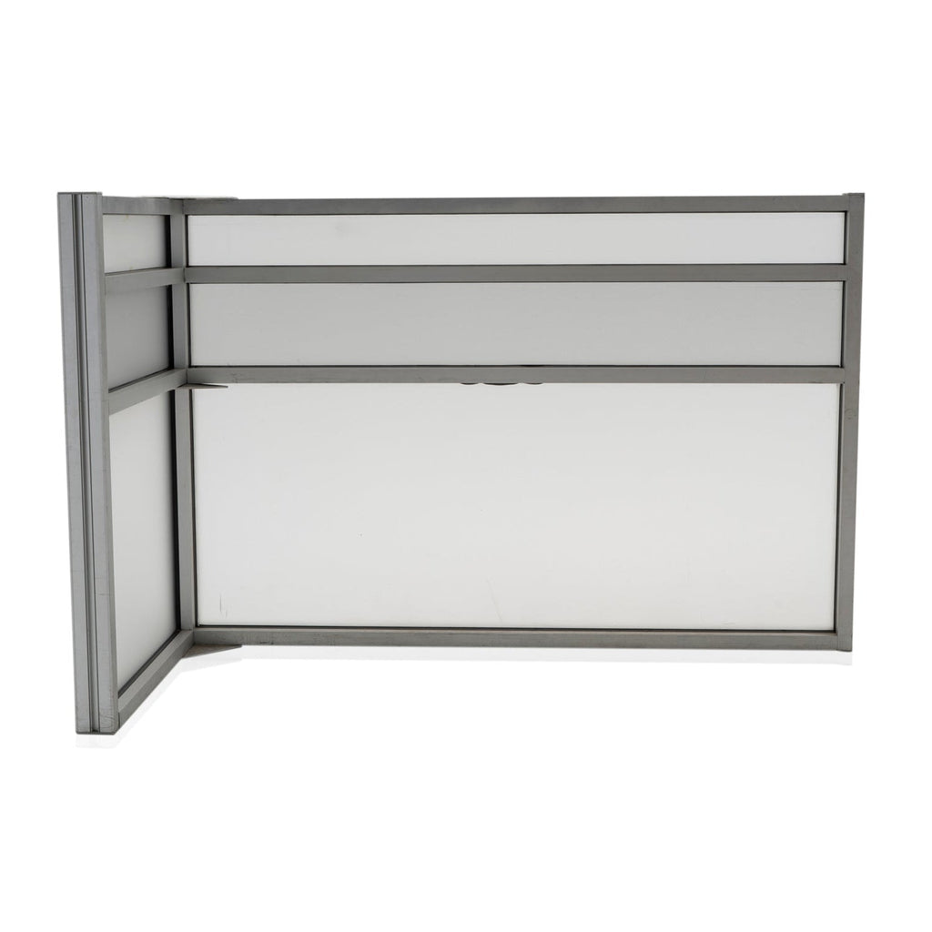 Metal and Glass Cubicle Divider #1
