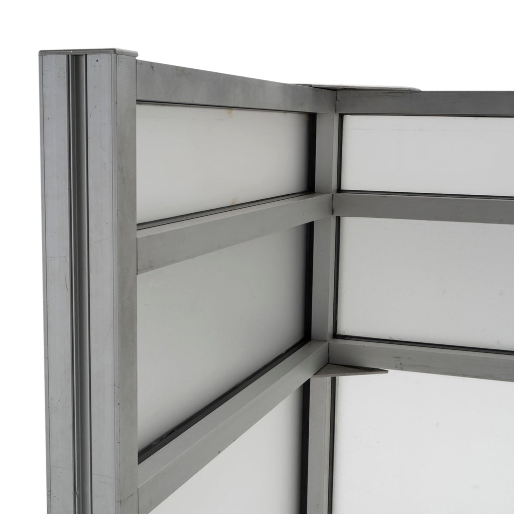 Metal and Glass Cubicle Divider #1