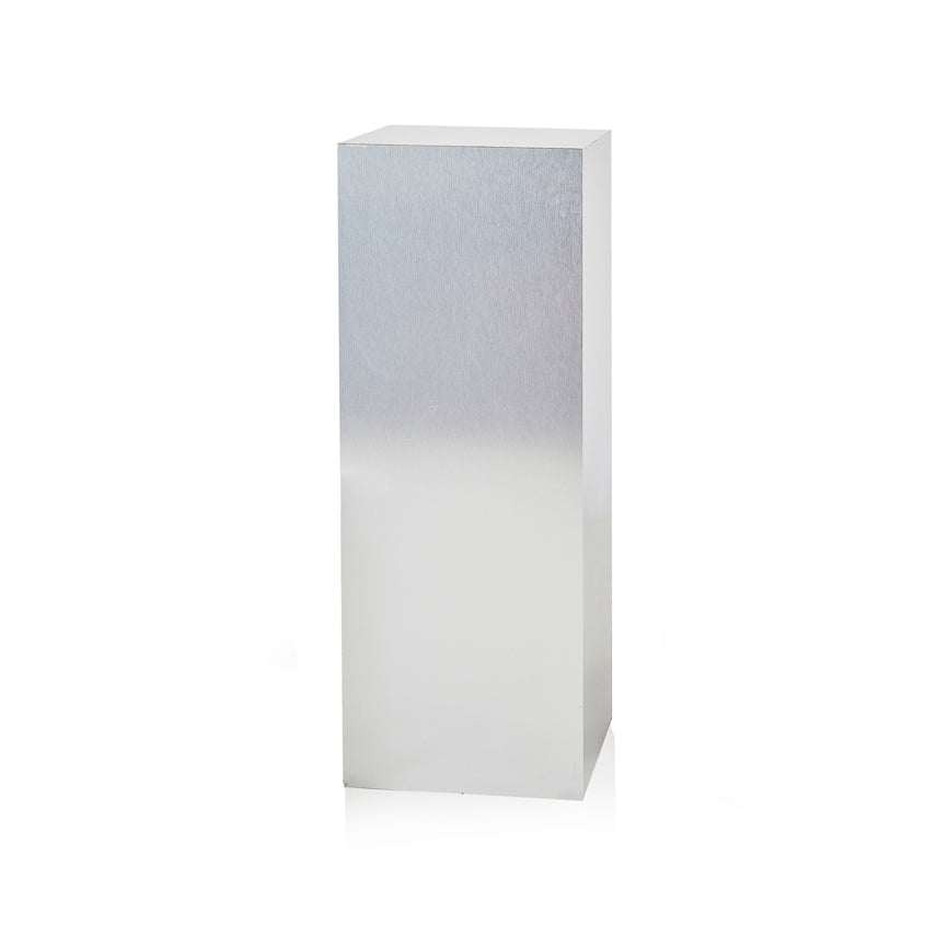 Metallic Chrome Tall Pedestal