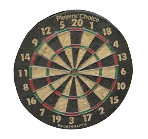 Black Red & Green Dartboard- Player's Choice