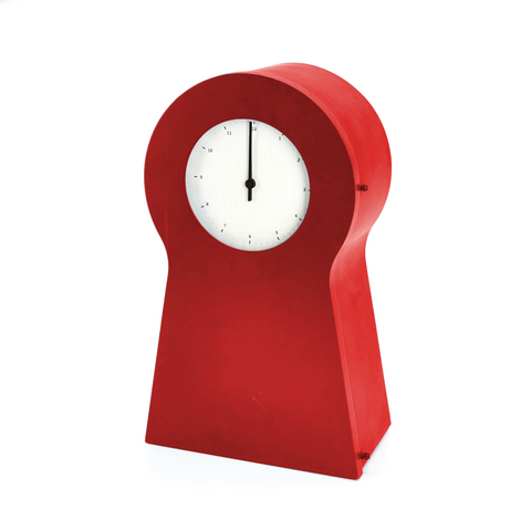 Red Modern Table Clock