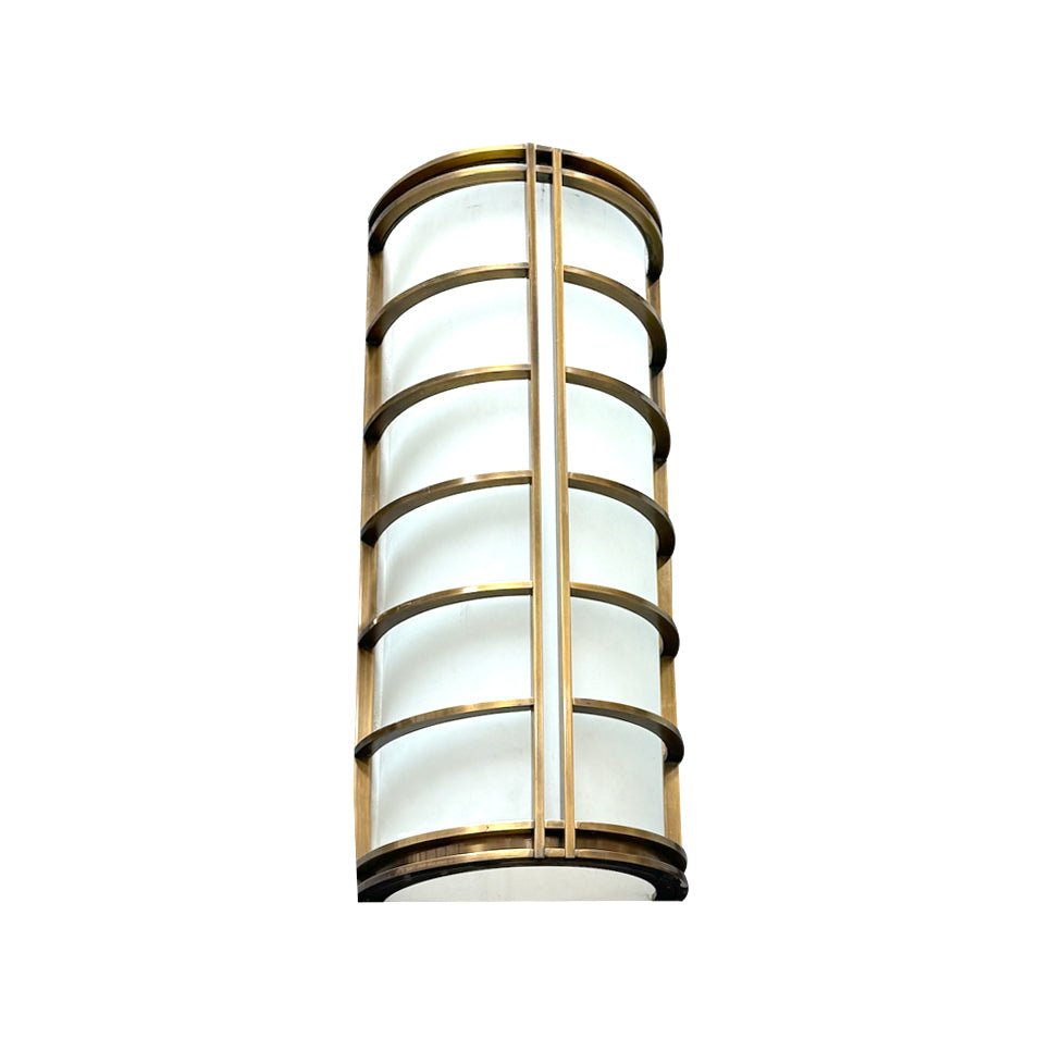 Gold Frosted Glass Sconce
