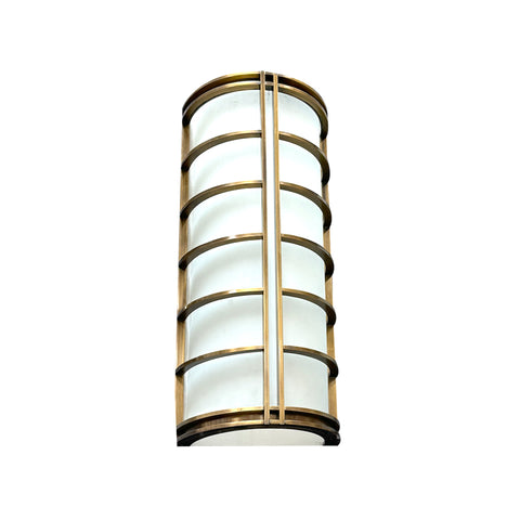 Gold Frosted Glass Sconce