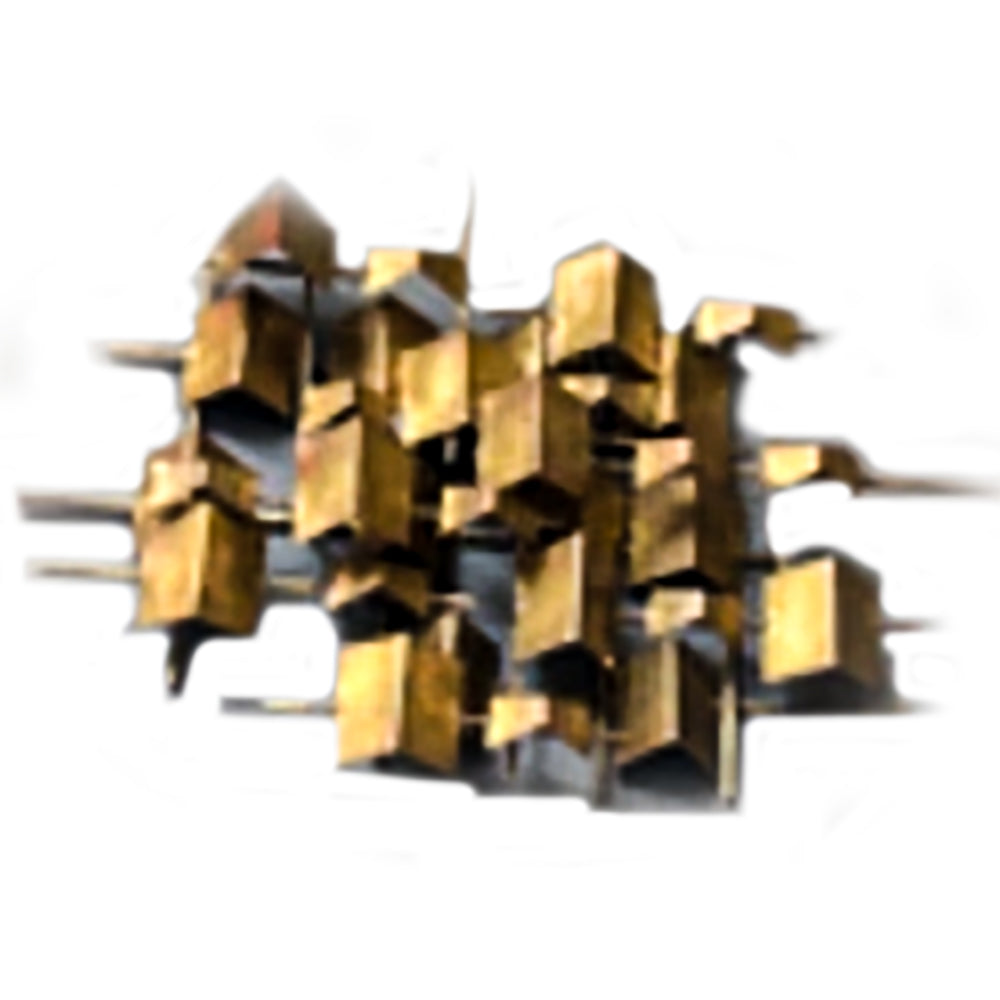 Gold Square Wall Art