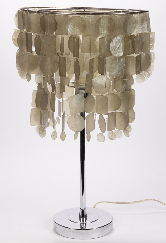 White Shell Table Lamp
