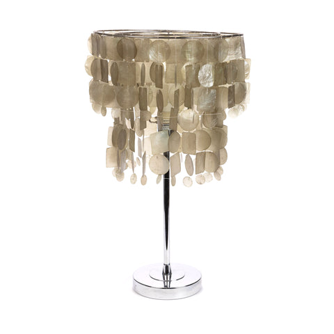 White Shell Table Lamp