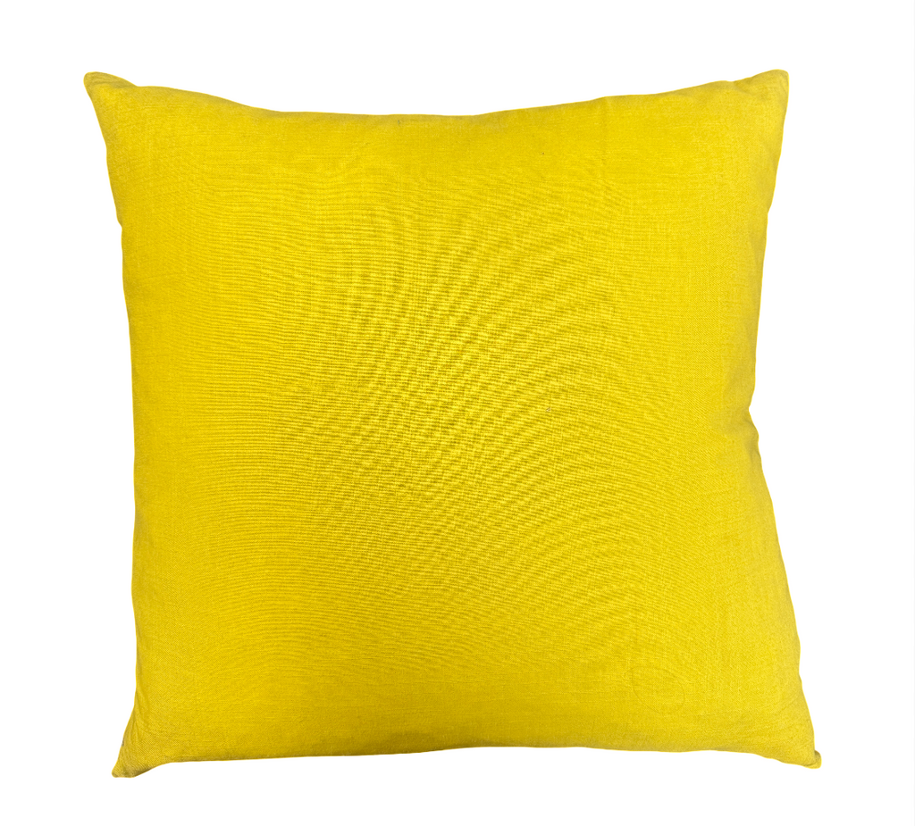 Yellow Design Pillow