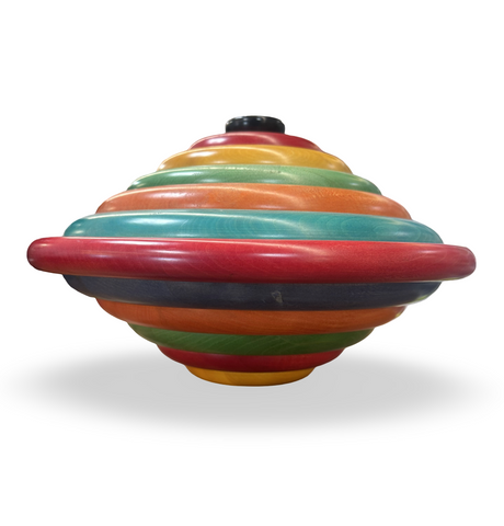 Multicolored Ringed Jar