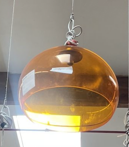 Orange Plexi Pendant