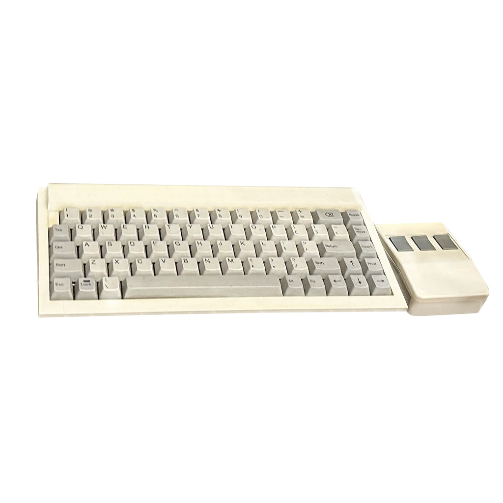 Vintage Cream Computer Keyboard & Mouse