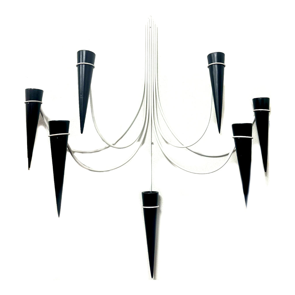 Black & White Wall Candle Holder