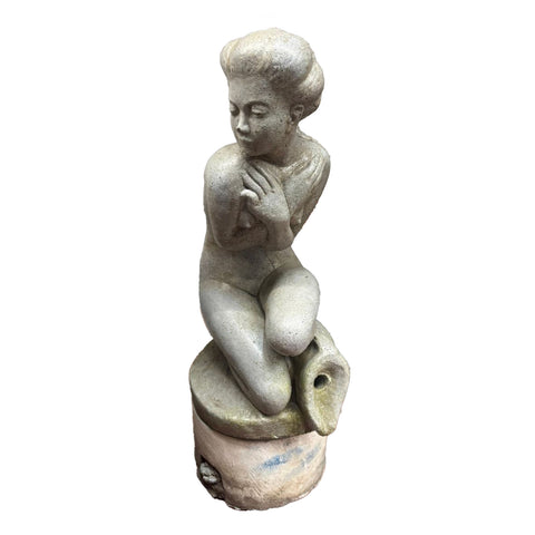 Nude Stone Female Sculpture / Fountain