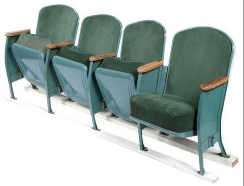 Teal Theater Seats