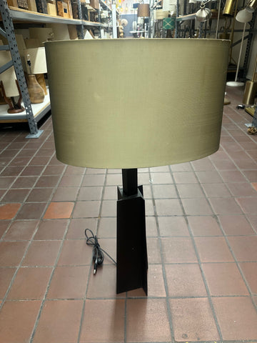 Wood Star Base Table Lamp