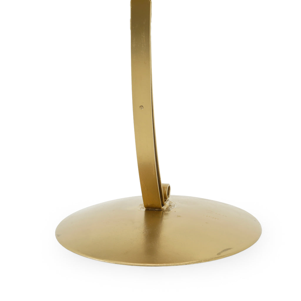 Gold Metal Tractor Seat Stool