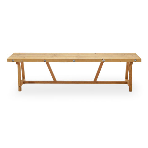 Wood Plank Dining Bench