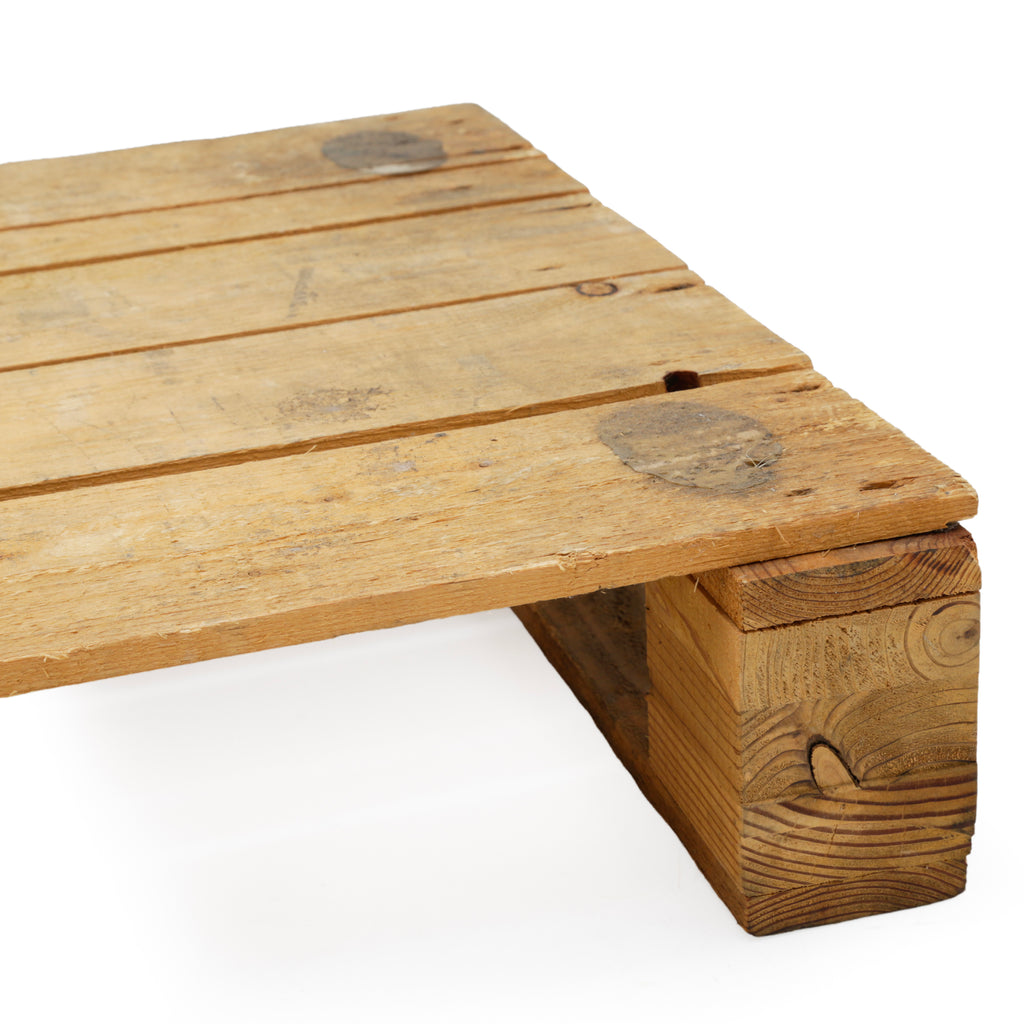 Light Brown Wood Shipping Pallet
