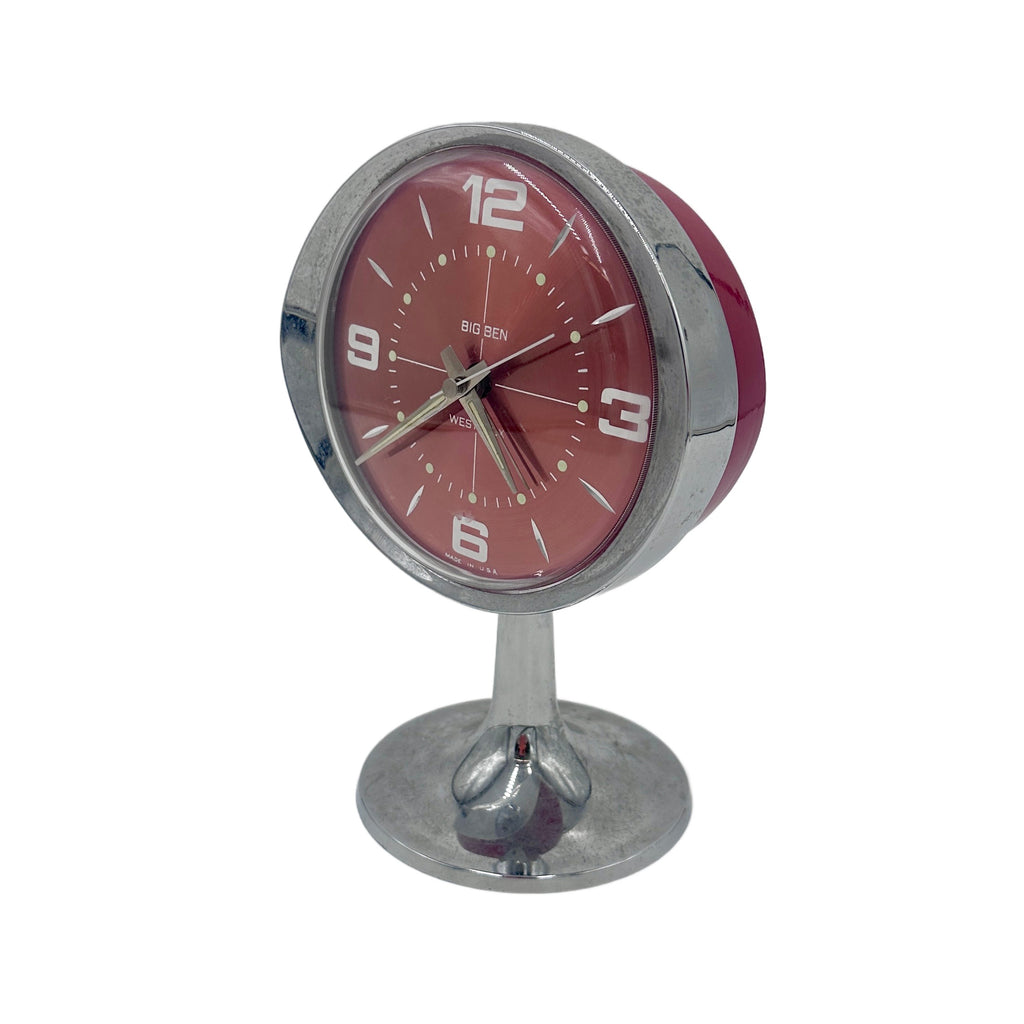 Westclox - Big Ben Chrome Clock in Red