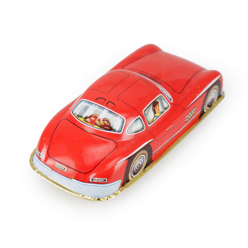 Red Tin Toy Car