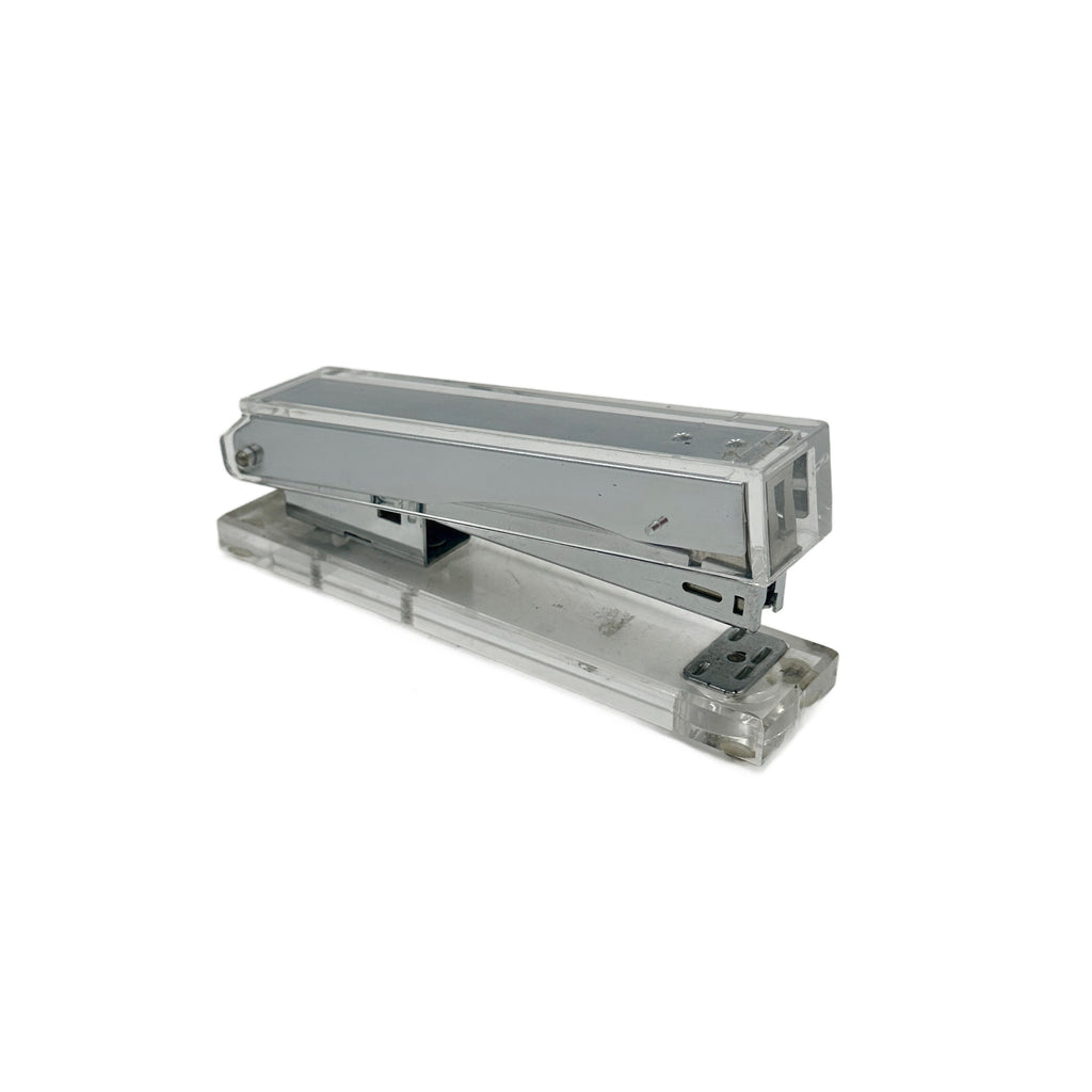 Lucite & Chrome Stapler