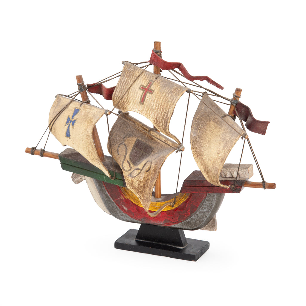 Painted Model Ship