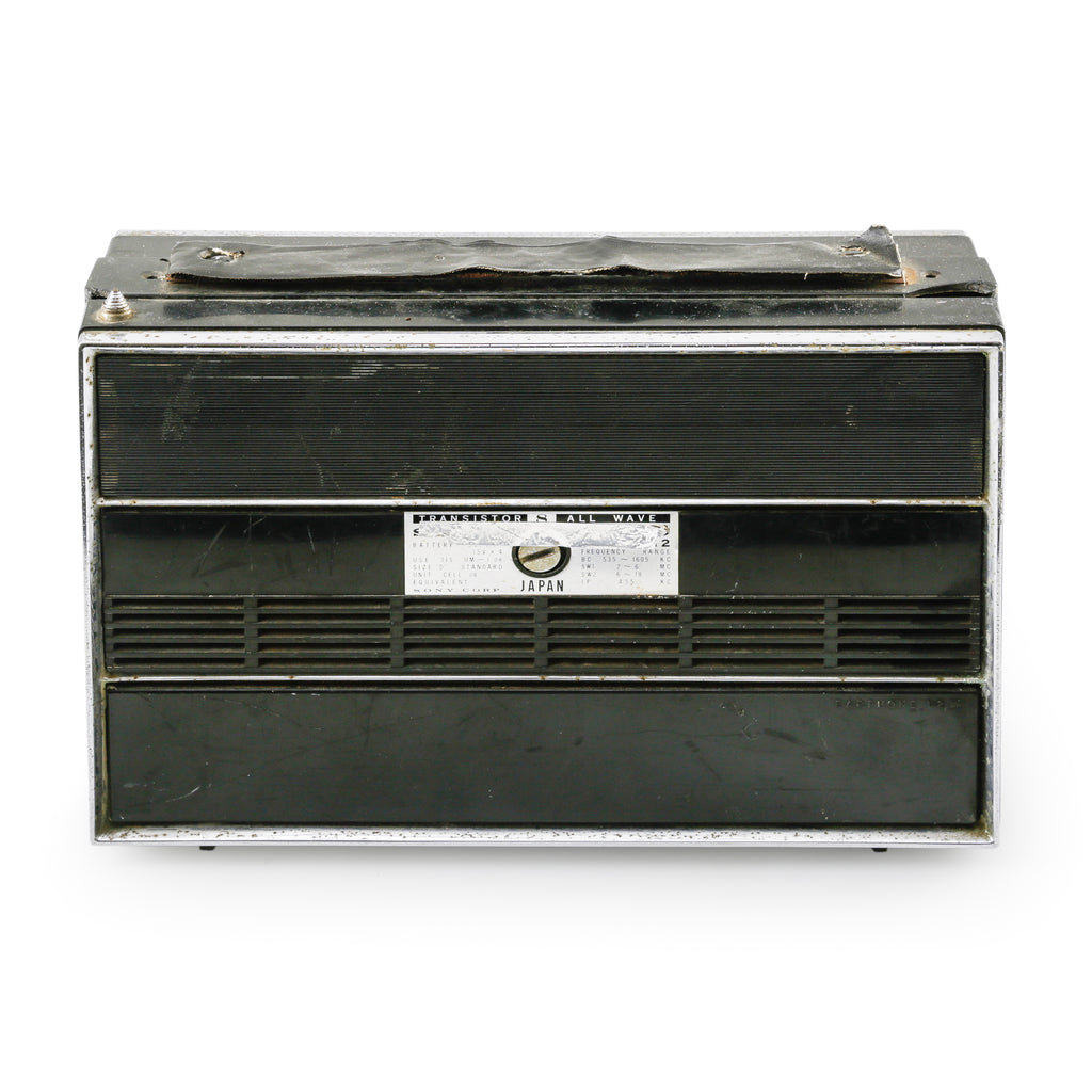 Black & Chrome Transistor All Wave Radio