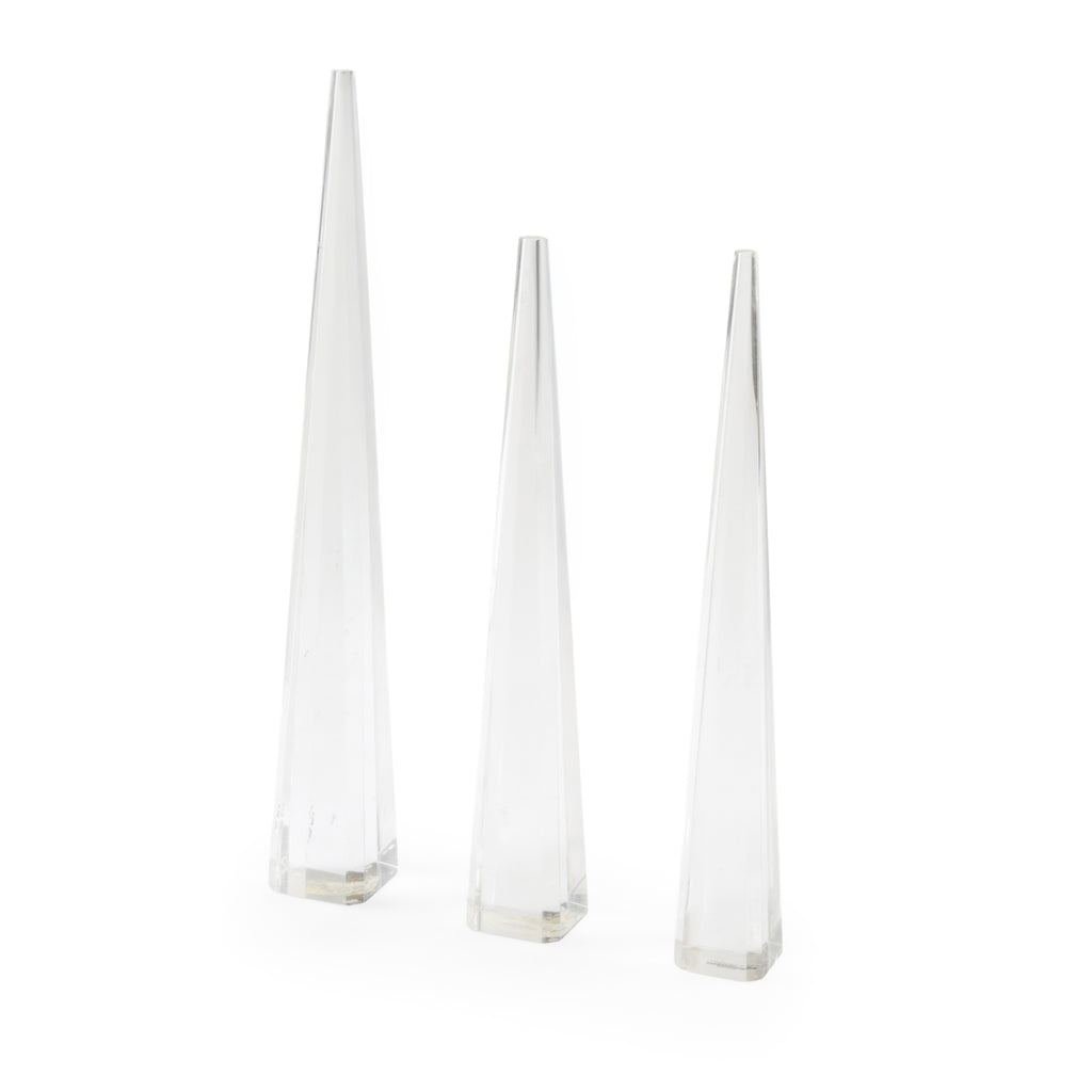 Clear Tapered Acrylic Obelisk (Various Sizes)
