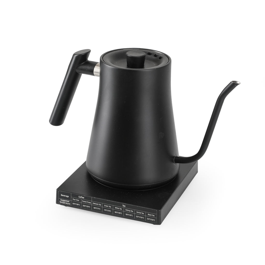 Black Stainless Steel Electric Gooseneck Kettle