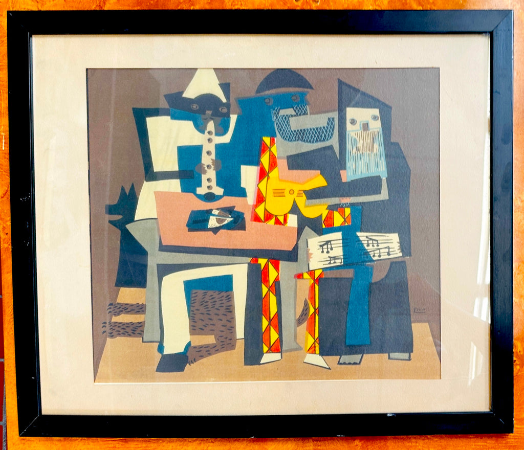 Cubist Musicians Art Print