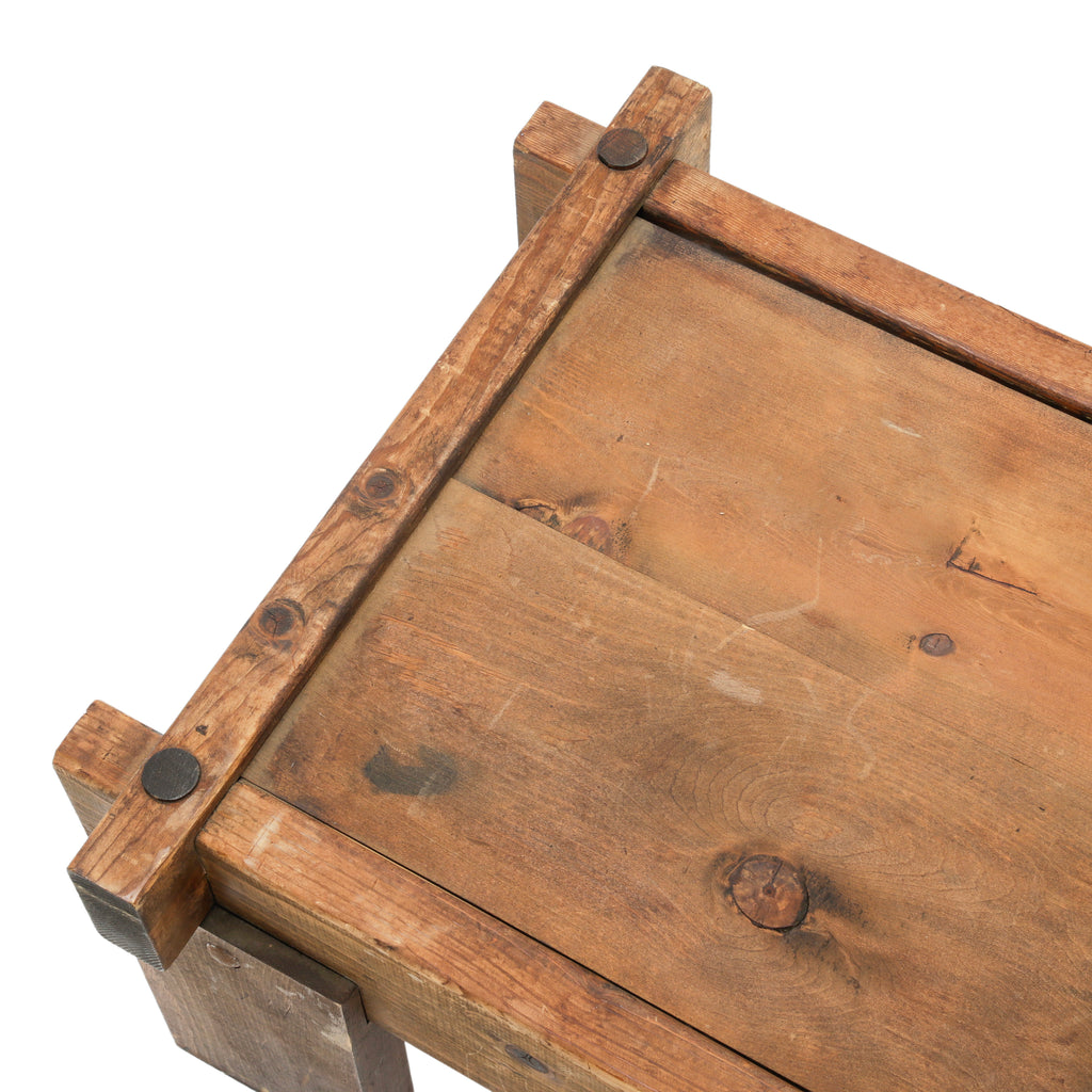 Rustic Wood Coffee Table