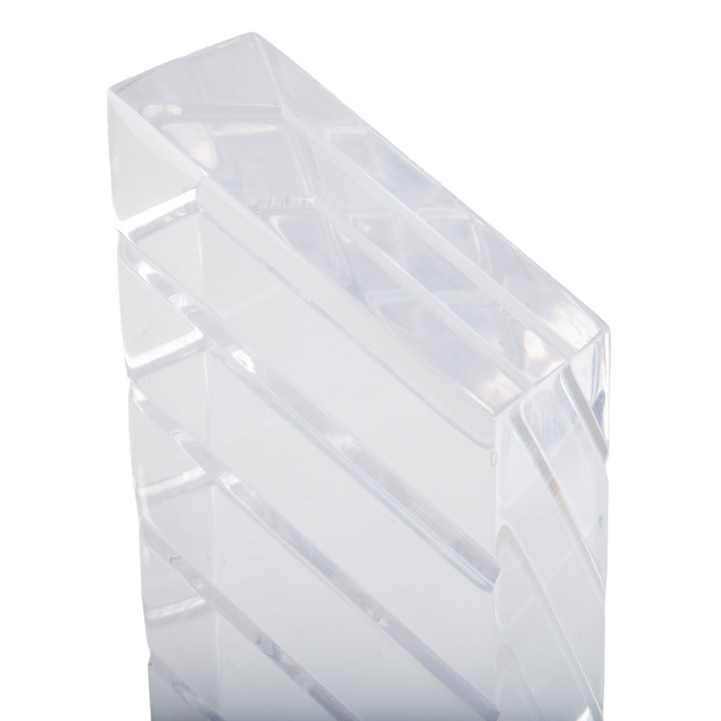 Clear Acrylic Slanted Rectangular Blocks