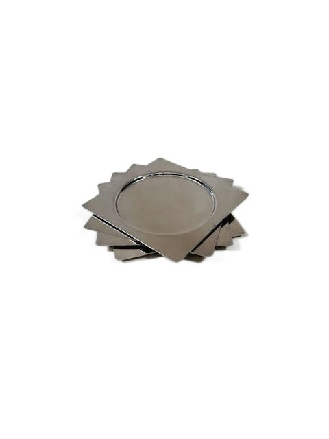 Silver Stainless Square Coasters