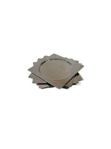 Silver Stainless Square Coasters