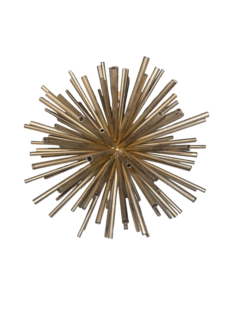 Metal Sea Urchin Sculpture