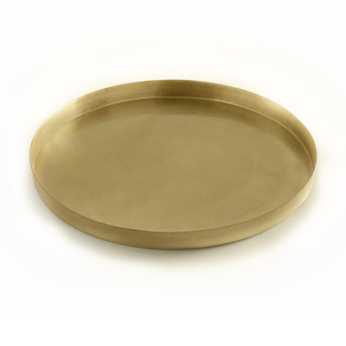Gold/Brass Round Tray