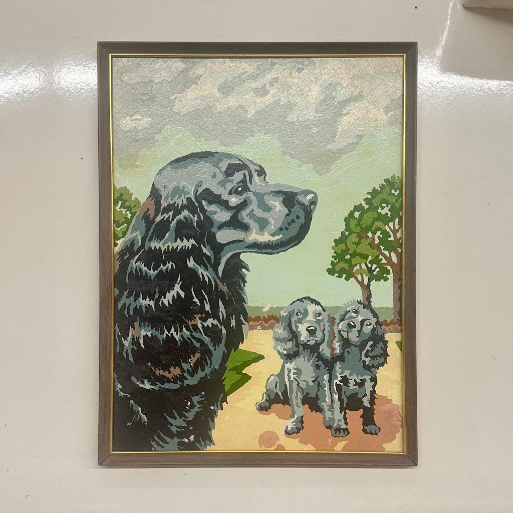 0027 (A+D) PBN Black Spaniel with Pups