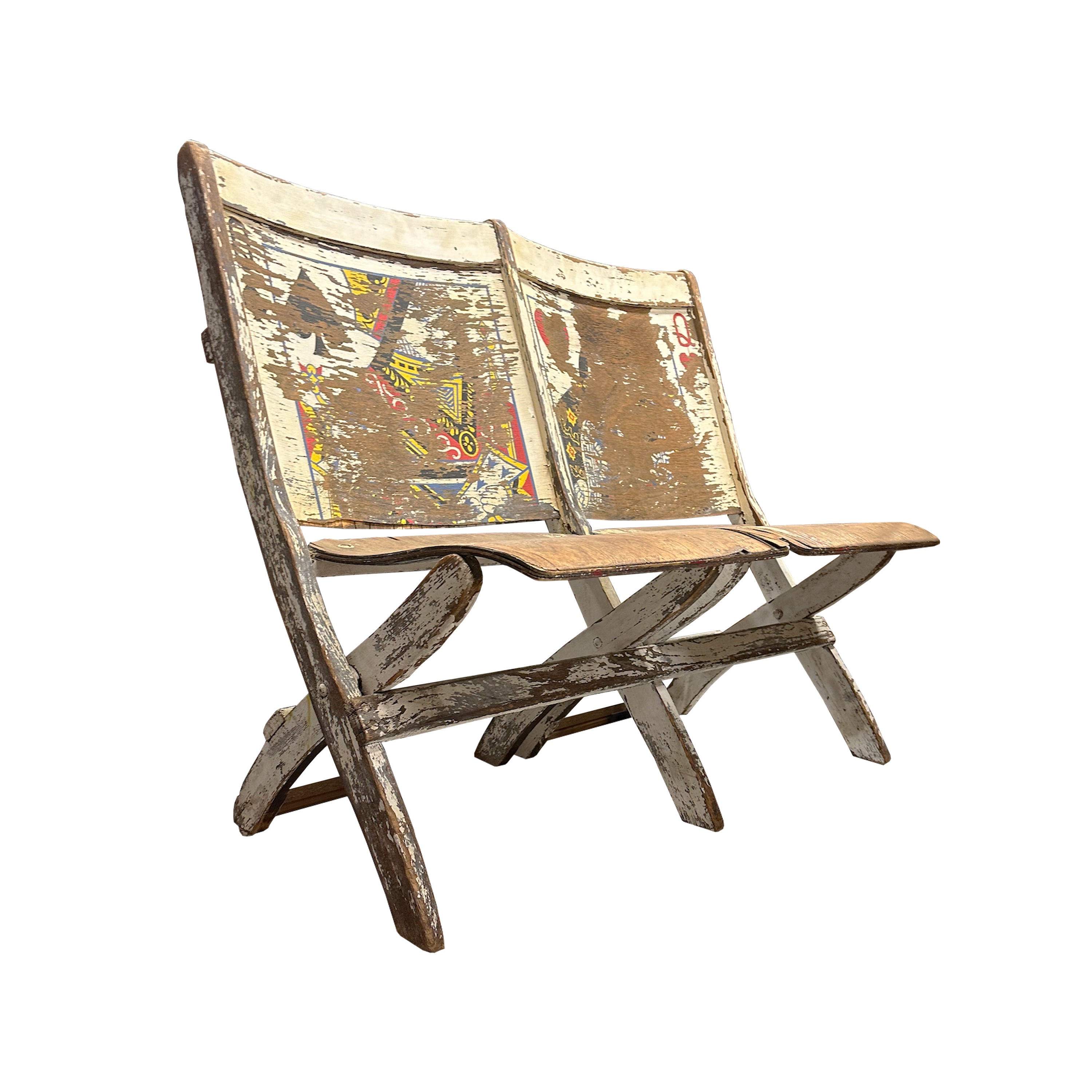 Plying Bench Outdoors • Outdoor Seating • Outdoor Benches - Gil & Roy Props