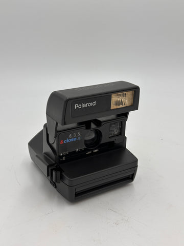 Black Plastic Polaroid 636 Closeup Instant Film Camera