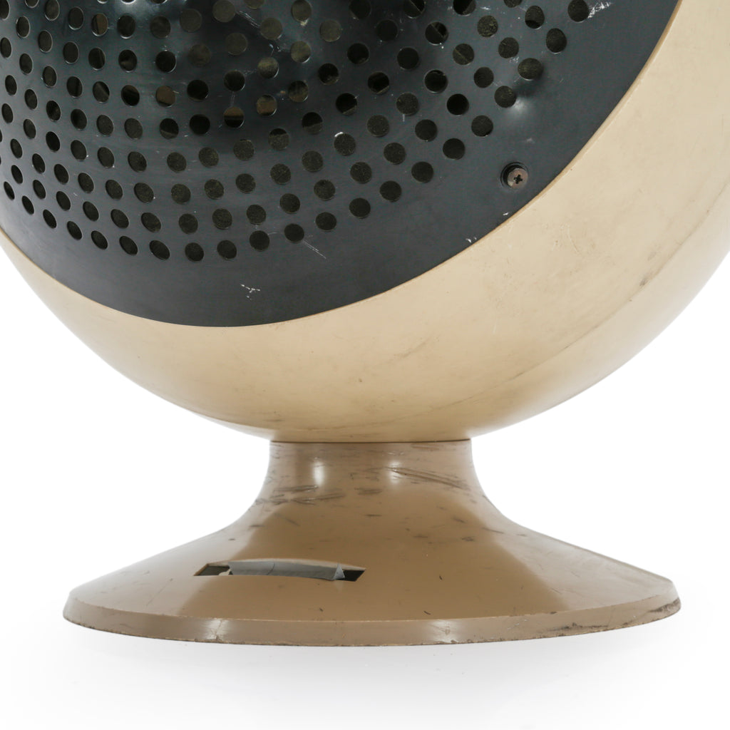 Beige and Black Spherical Speaker