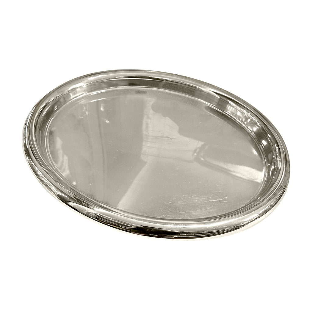 Round Chrome Tray