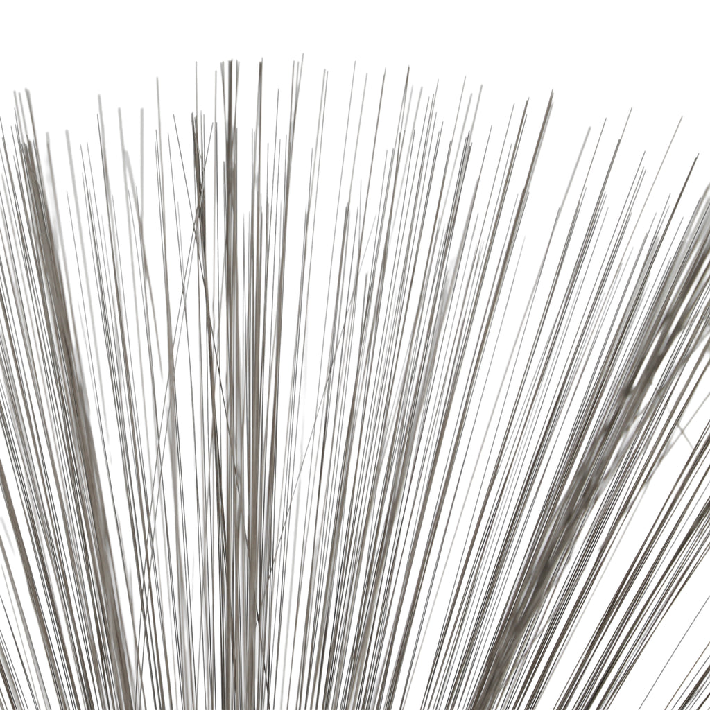 Silver Metal Burst Decorative Sculptures