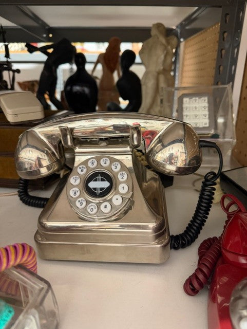 Gold Rotary Phone