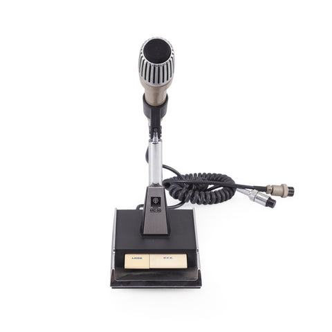 Kenwood MC-50 Tan and Silver Metal Desktop Dynamic Microphone