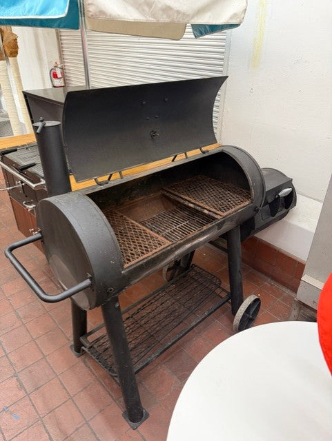 Black Outdoor Smoker