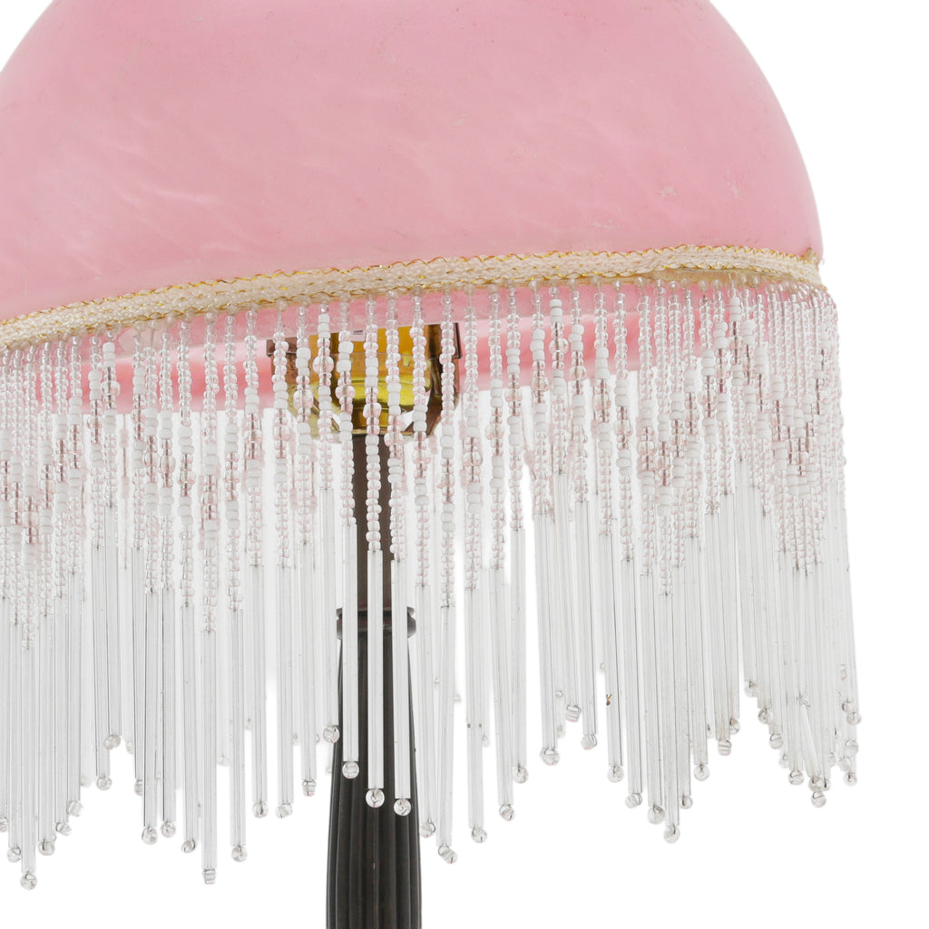 Pink Domed Table Lamps