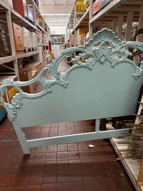 Ornate Wood Headboard